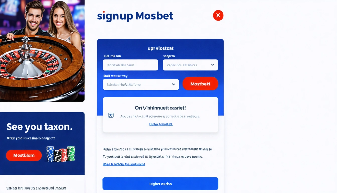 signup Mostbet